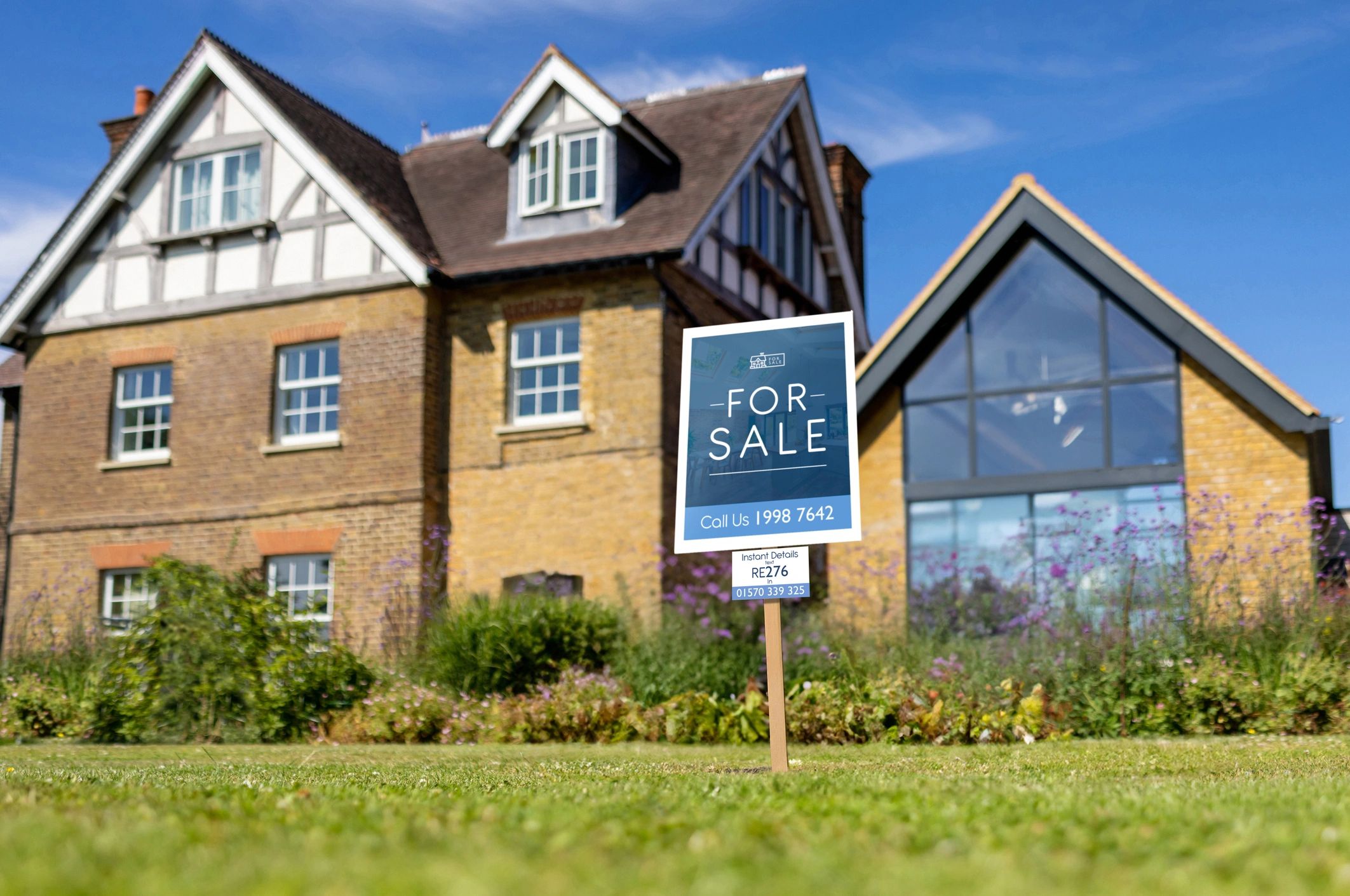 Yard sign displayed outdoors